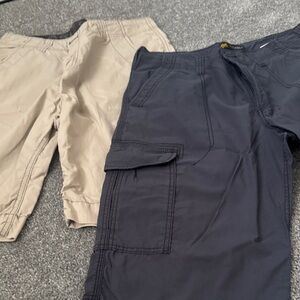 Lee Men's Cargo Shorts - Navy and Beige